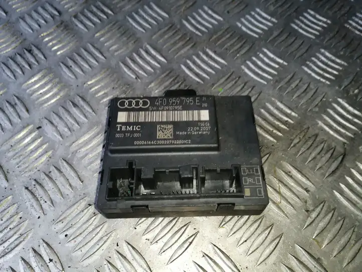 Audi A6 S6 C6 4F (2004 - 2008) 4F0959795E Блок управления дверью — фото 1