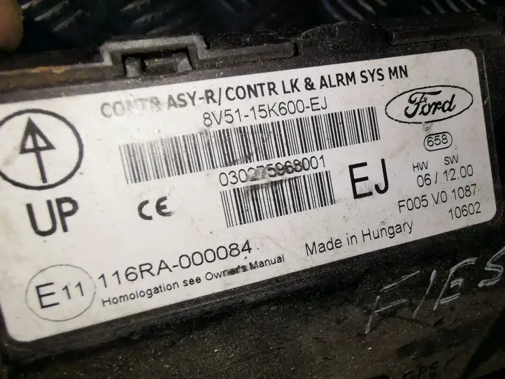 Ford Fiesta (2009 - 2012) 8V5115K600EJ Модуль комфорта — фото 2