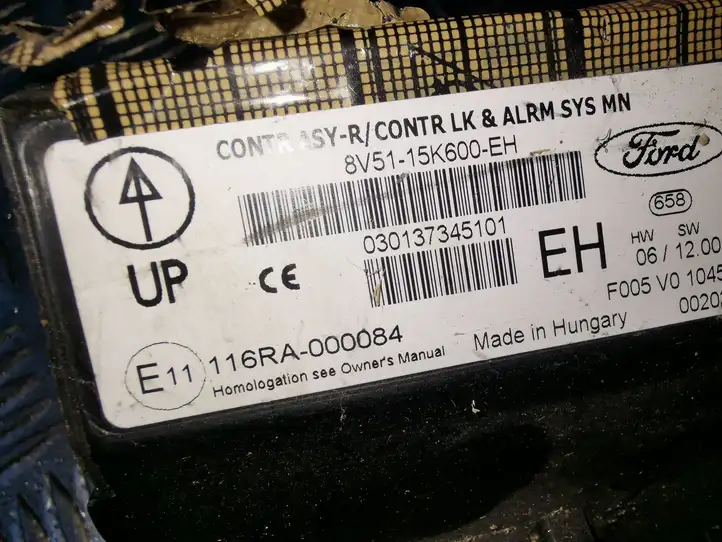 Ford Fiesta (2009 - 2012) 8V5115K600EH Модуль комфорта — фото 4