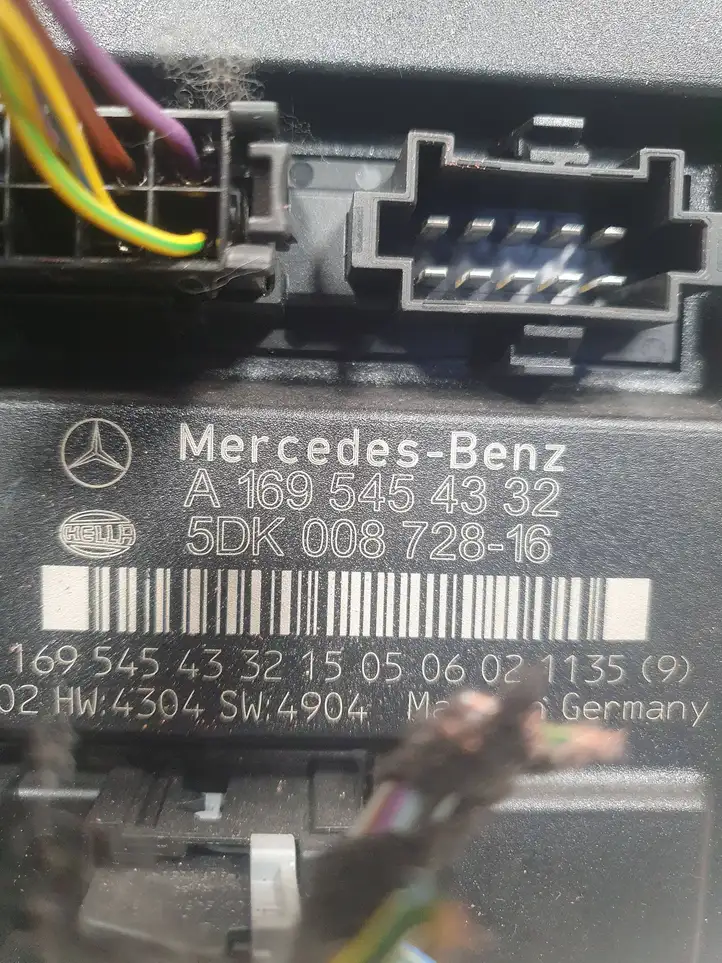 Mercedes-Benz A W169 (2004 - 2012) A1695454332 Модуль комфорта — фото 4