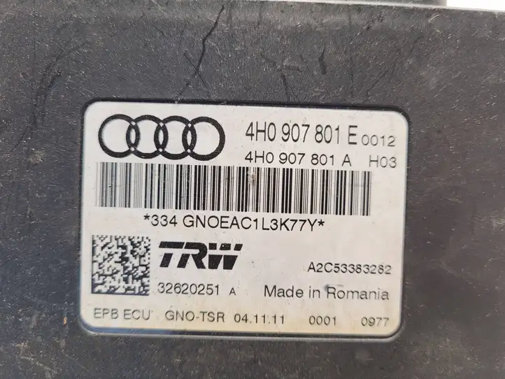 Audi A6 C7 (2011 - 2014) 4H0907801E Блок управления стояночным тормозом — фото 3
