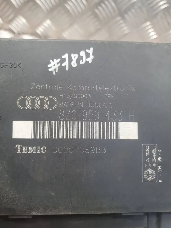 Audi (1999 - 2007) 8Z0959433H Модуль комфорта — фото 6