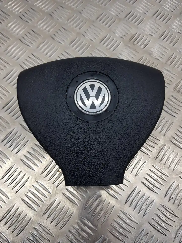 Volkswagen Touran I (2003 - 2010) 1T0880201F Подушка безопасности руля — фото 1