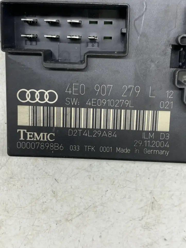 Audi A8 S8 D3 4E (2002 - 2005) 4E0907279L Модуль комфорта — фото 1