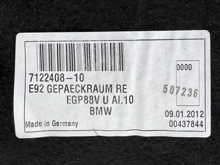 BMW 3 E92 E93 (2005 - 2014) 7122408 Боковая обшивка багажника — фото 7