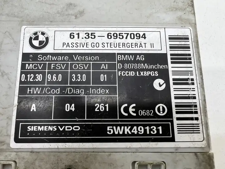 BMW 5 E60 E61 (2004 - 2010) 6957094 Блок бесключевого доступа — фото 8