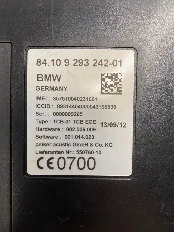 BMW 5 F10 F11 (2009 - 2016) 9293242 Блок GSM — фото 4