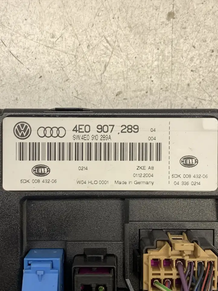 Audi A8 S8 D3 4E (2002 - 2005) 4E0907289 Модуль комфорта — фото 2