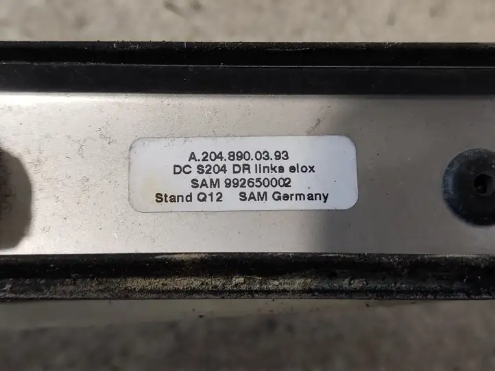 Mercedes-Benz C W204 (2007 - 2014) A2048900493 Рейлинги крыши — фото 9