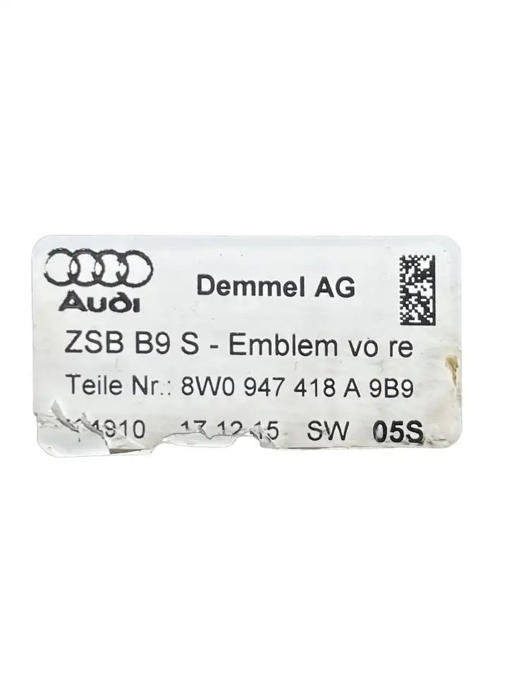 Audi A4 S4 B9 (2015 - 2019) 8W0947418A Внутренняя отделка переднего порога — фото 3