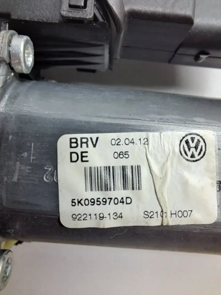 Volkswagen Golf VI (2009 - 2013) 5K0959704D Стеклоподъемник задней двери — фото 3