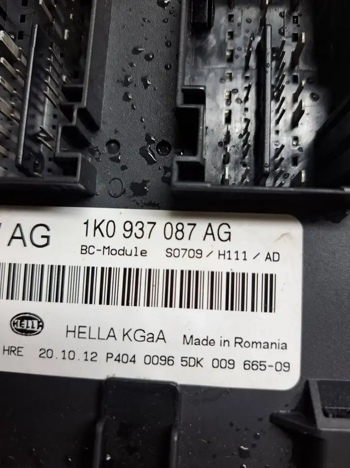 Volkswagen Golf VI (2009 - 2013) 1K0937087AG Модуль комфорта — фото 3