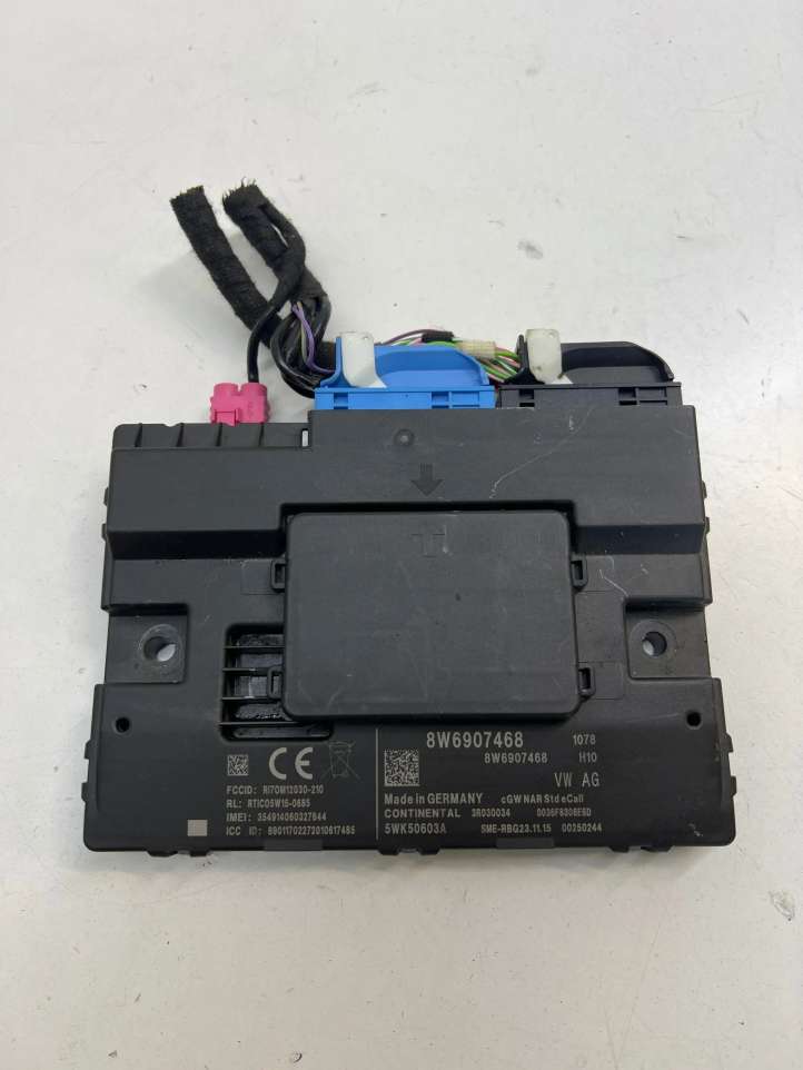 8W6907468 Audi A4 S4 B9 Gateway valdymo modulis