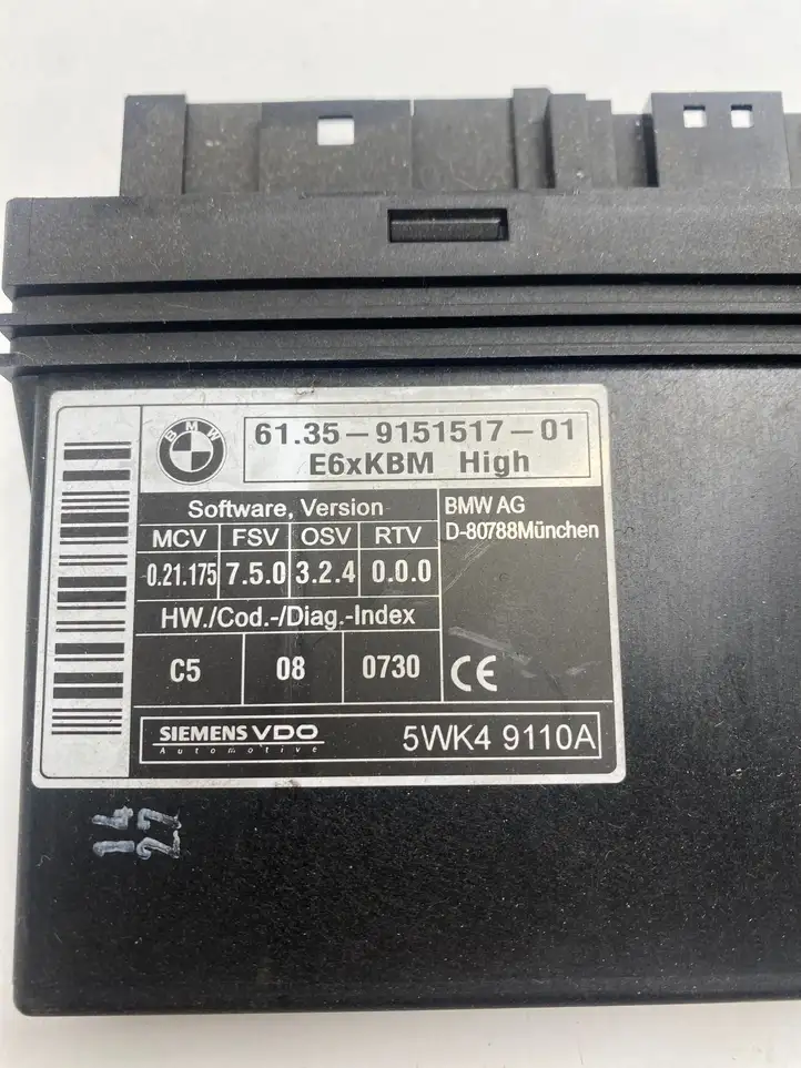 BMW 5 E60 E61 (2004 - 2010) 9151517 Модуль комфорта — фото 4