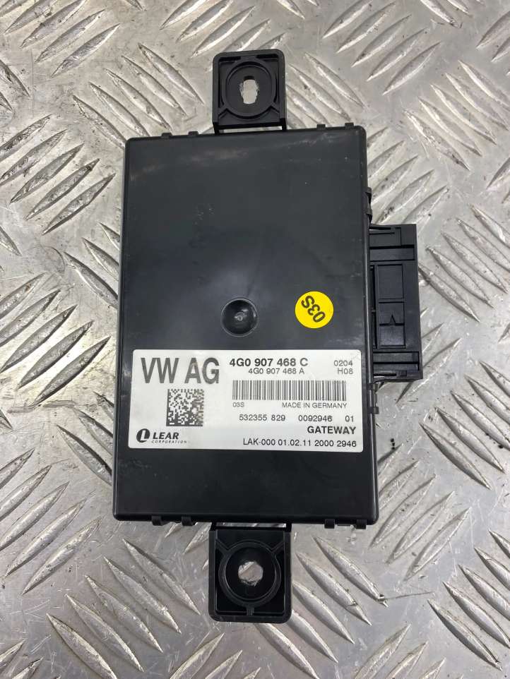 4G0907468C Audi A7 S7 4G Gateway valdymo modulis