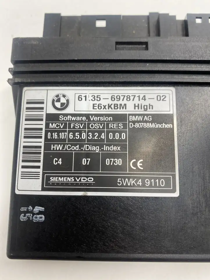 BMW 5 E60 E61 (2004 - 2010) 6978714 Модуль комфорта — фото 4