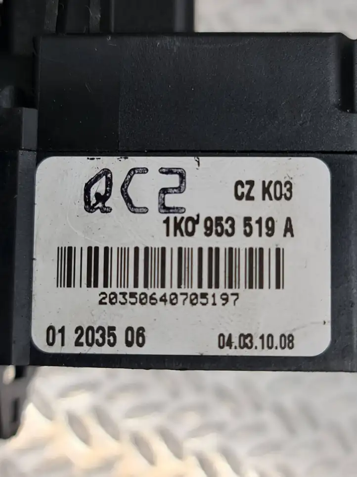 Volkswagen Touran I (2003 - 2010) 1K0953519A Переключатель стеклоочистителей — фото 5