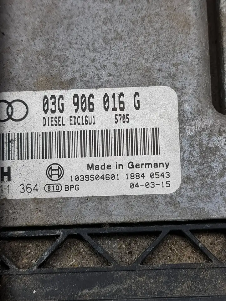 Audi A3/S3 8P (2003 - 2005) 03G906016G Блок управления двигателем (ЭБУ) — фото 6