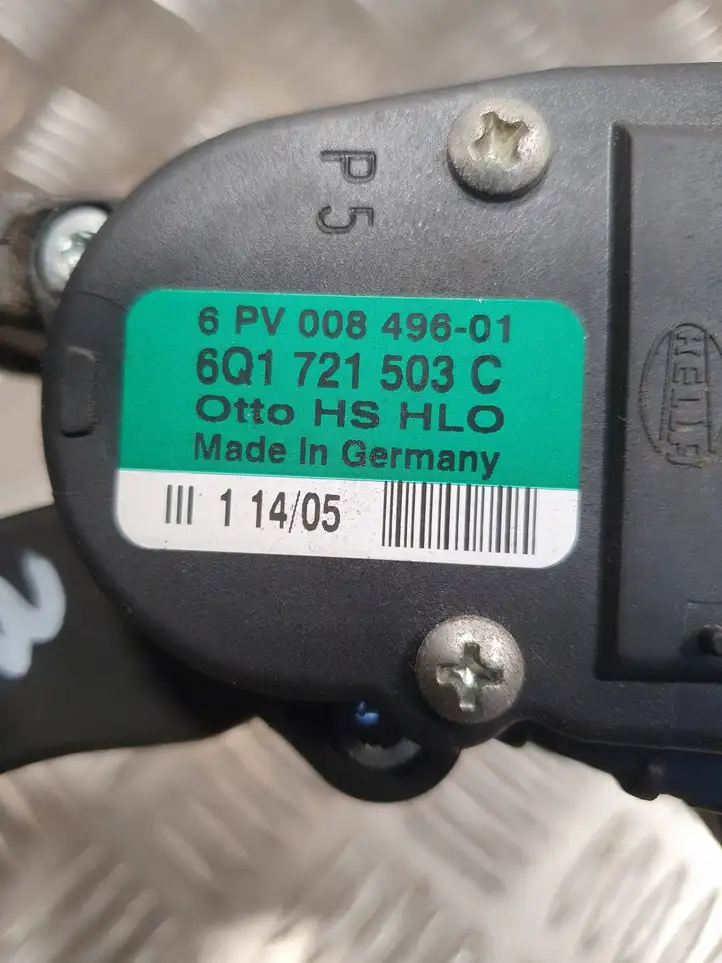 Volkswagen Polo (2005 - 2009) 6Q1721503C Педаль акселератора — фото 6