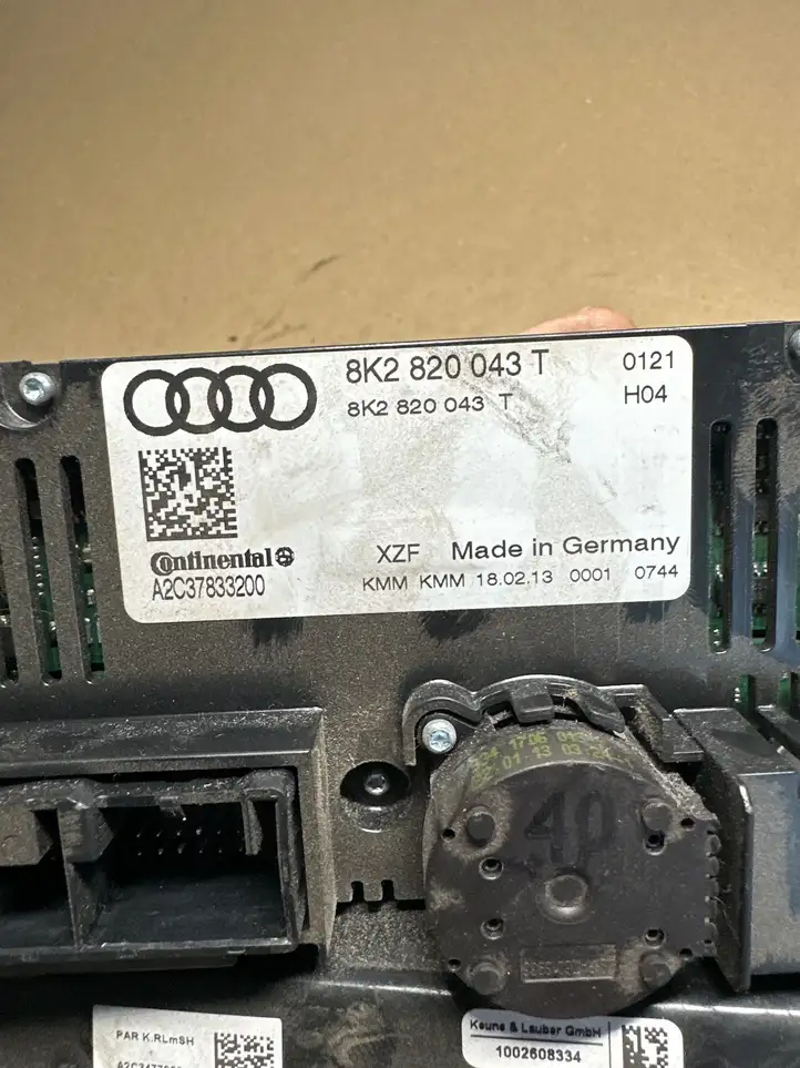 Audi Q5 SQ5 (2012 - 2017) 8K2820043T Блок управления климат-контролем — фото 3