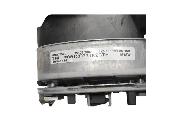Volkswagen Touran I (2003 - 2010) 1K0880201AQ Подушка безопасности руля — фото 7
