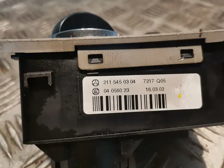 Mercedes-Benz E W211 (2002 - 2009) 2115450304 Включатель фонарей — фото 4