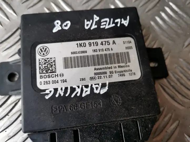 Seat Altea (2004 - 2009) 1K0919475A Блок управления парктрониками — фото 2