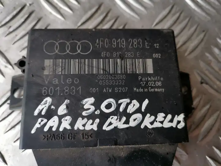 Audi A6 S6 C6 4F (2004 - 2008) 4F0919283E Блок управления парктрониками — фото 2
