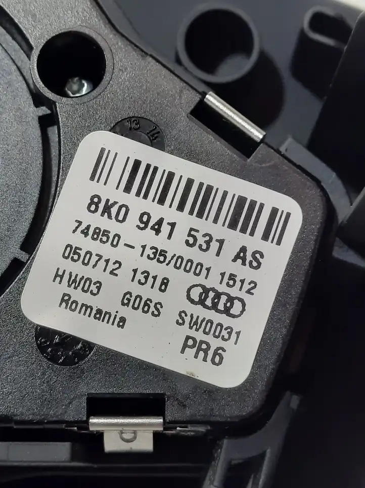 Audi A5 8T 8F (2011 - 2016) 8K0941531 Включатель фонарей — фото 4