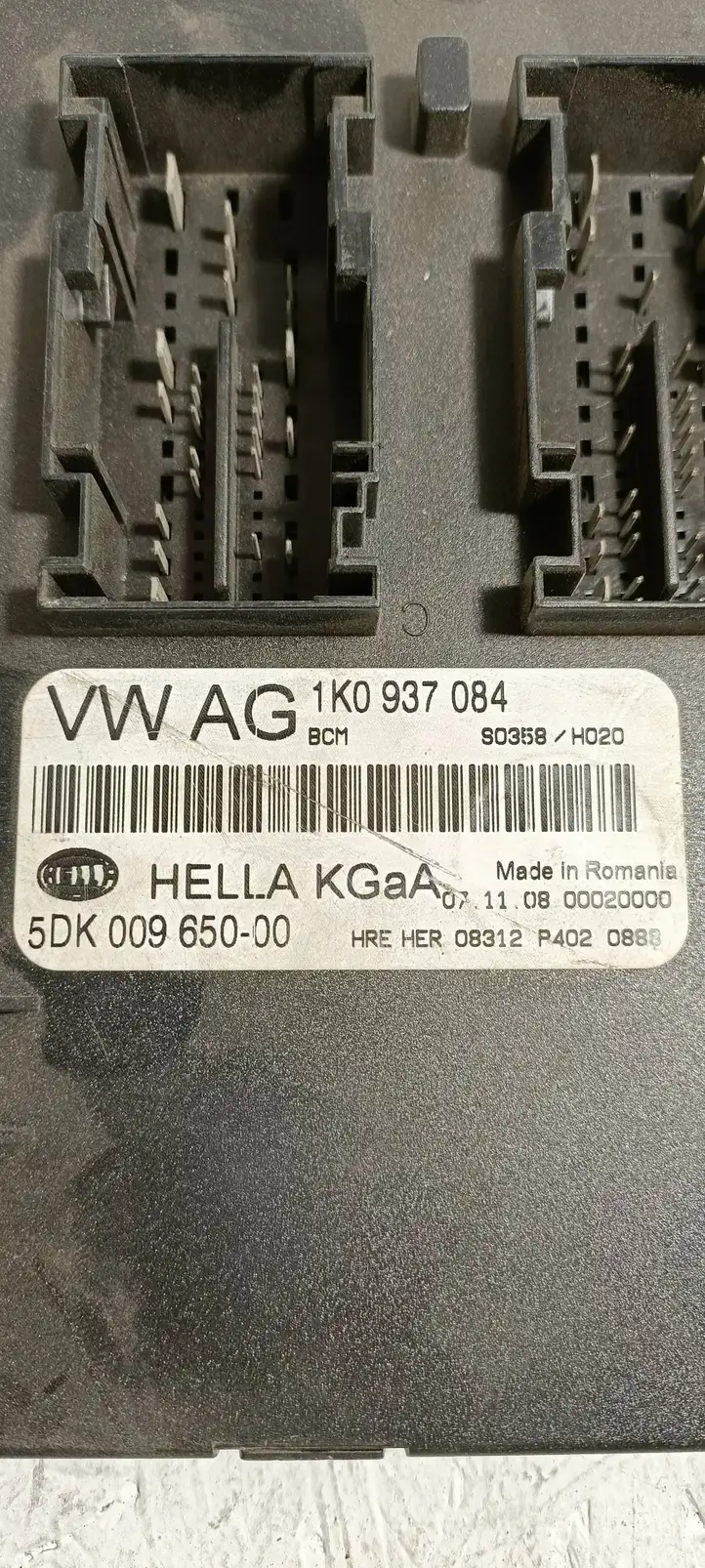 Volkswagen Golf VI (2009 - 2013) 1K0937084 Модуль комфорта — фото 3