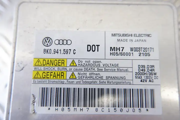 Volkswagen Touareg II (2010 - 2018) 8K0941597C Блок розжига ксенона — фото 7
