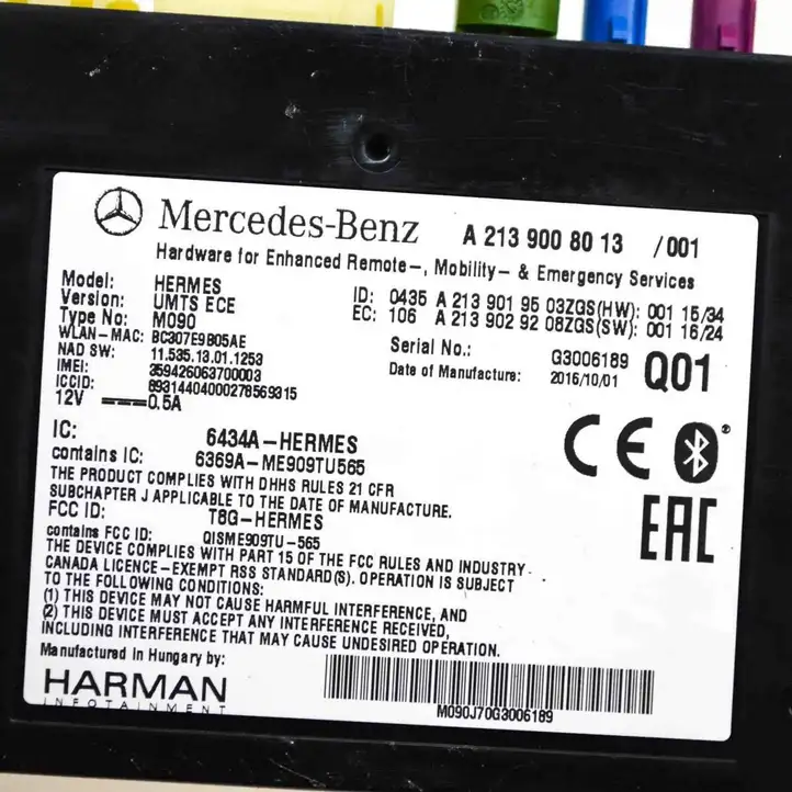 Mercedes-Benz GLE W166/C292 (2015 - 2019) A2139008013 Bluetooth модуль — фото 7