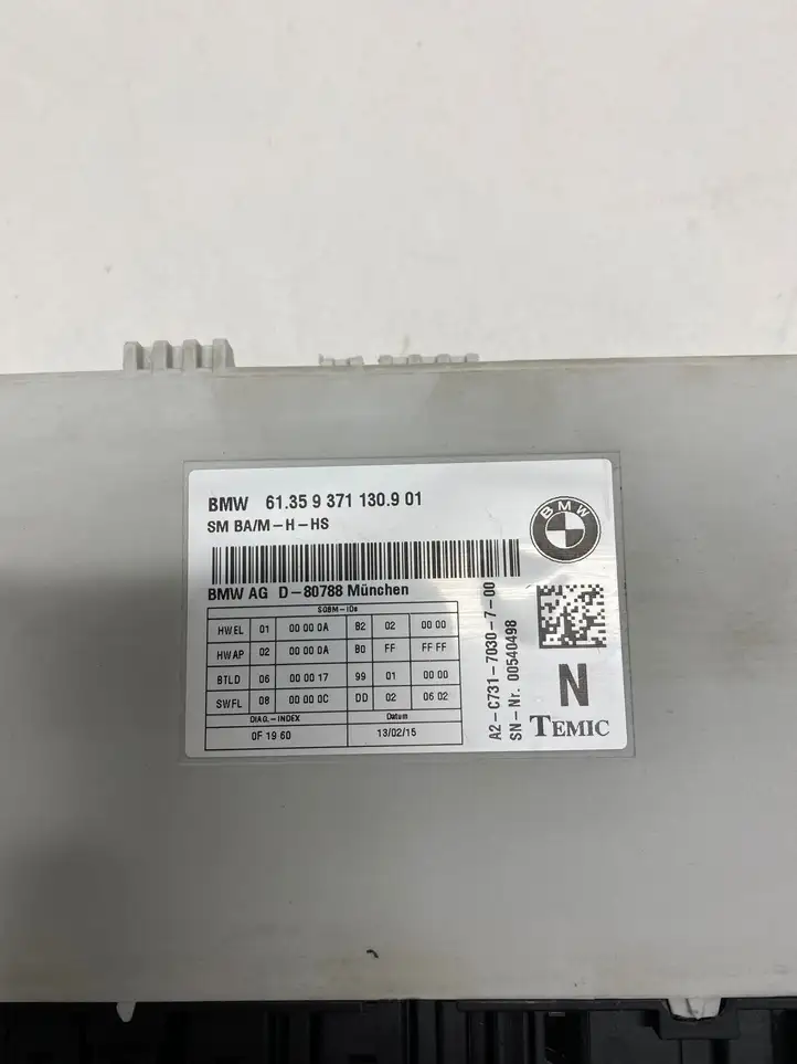 BMW 3 F30 F35 F31 (2012 - 2018) 9371130 Блок управления сиденьем — фото 3