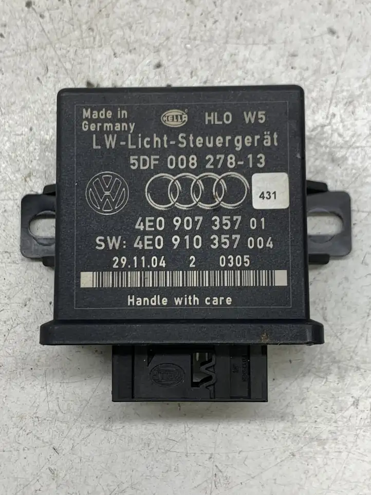 Audi A8 S8 D3 4E (2002 - 2005) 4E0907357 Блок управления светом — фото 1