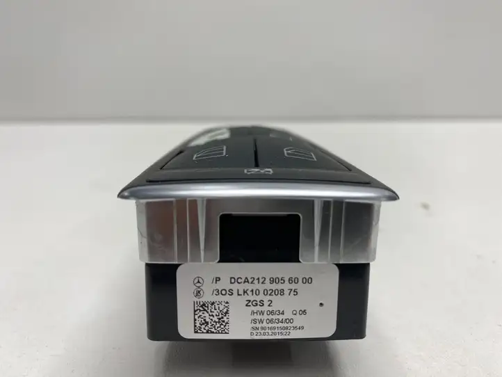 Mercedes-Benz E W212 (2009 - 2016) A2129056000 Блок кнопок стеклоподъемников — фото 4