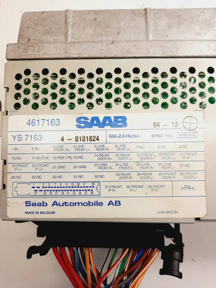 Saab 9-5 (1998 - 2005) 4617163 Усилитель звука — фото 8