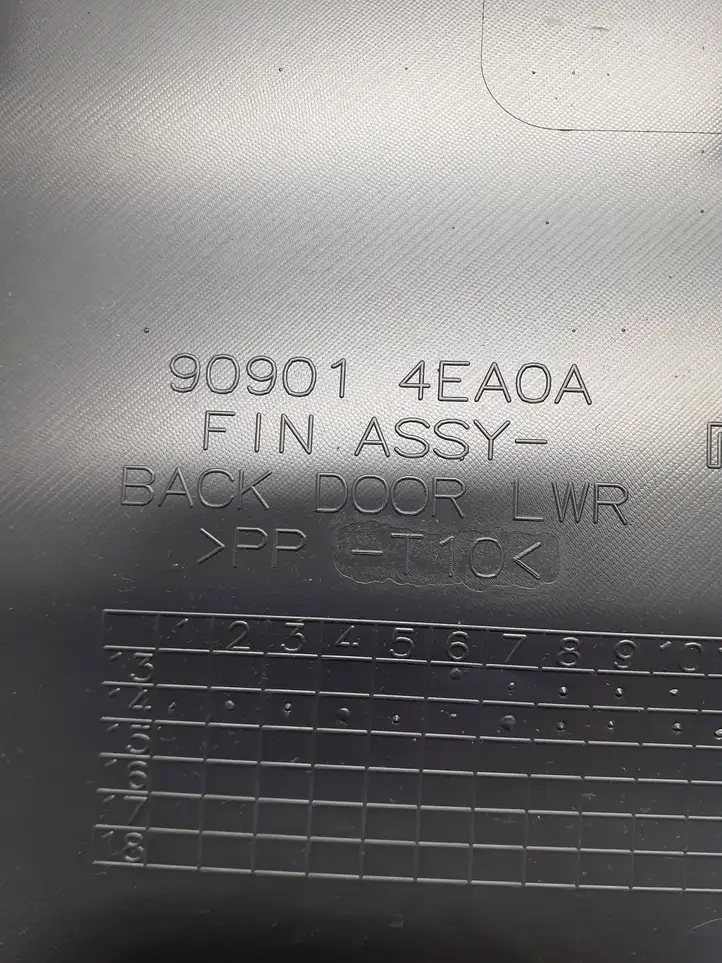 Nissan Qashqai (2013 - 2017) 909014EA0A Обшивка багажника — фото 5