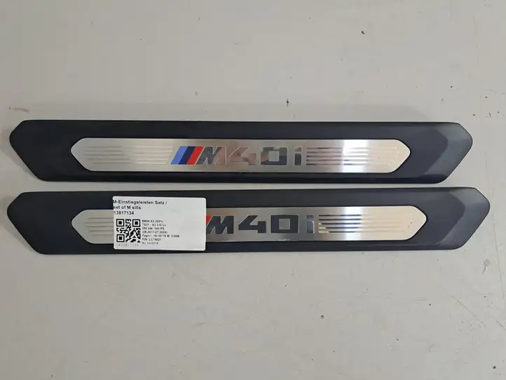 BMW X3 G01 (2018 - 2024) 8089579 Внутренняя обшивка порога (комплект) — фото 1