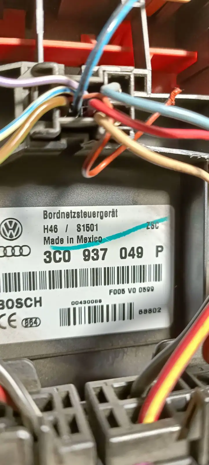 Volkswagen PASSAT B6 (2005 - 2010) 3C0937049P Модуль комфорта — фото 3