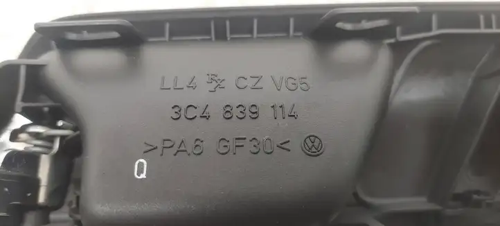 Volkswagen PASSAT B6 (2005 - 2010) 3C4839114 Внутренняя ручка задней двери — фото 6