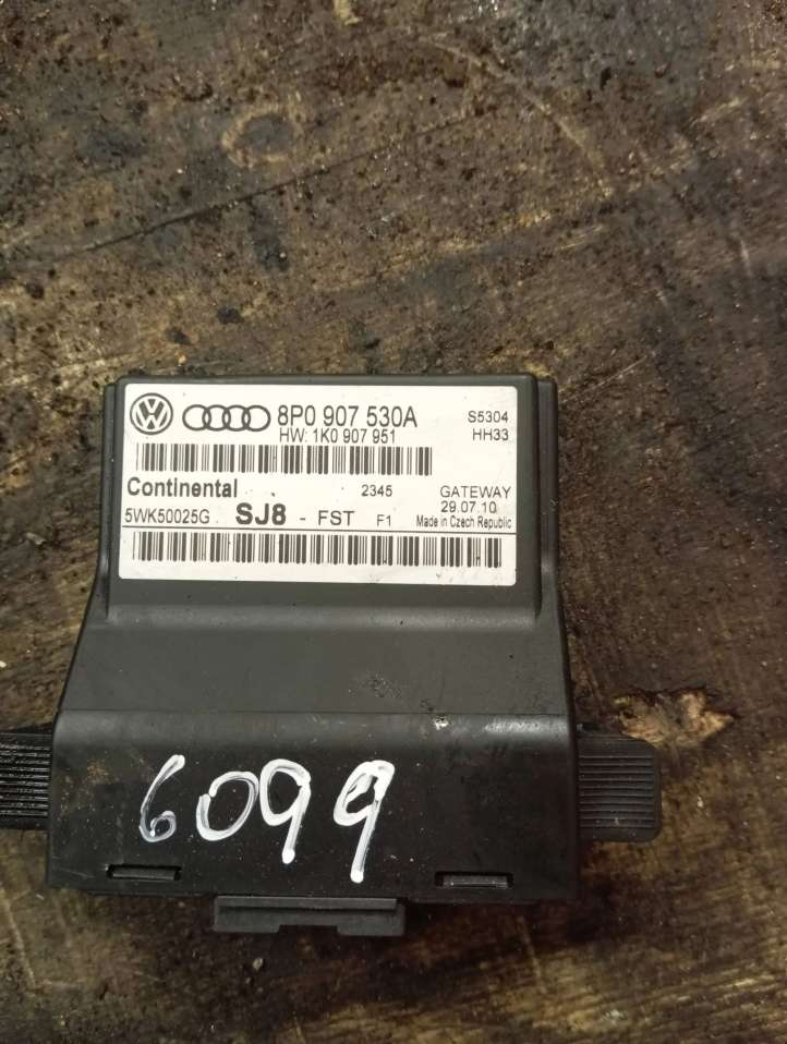 8P0907530A Audi A3 S3 8P Gateway valdymo modulis