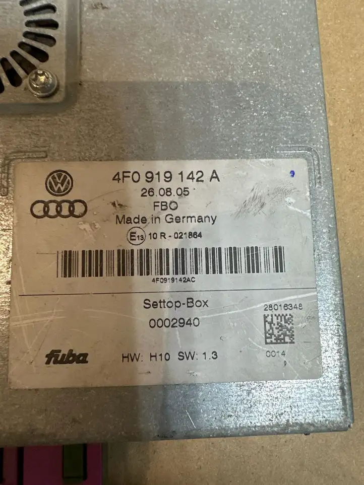 Audi A6 S6 C6 4F (2004 - 2008) 4F0919142A Модуль управления видео — фото 3