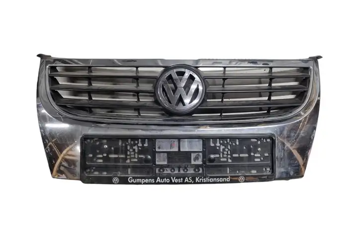 Volkswagen Touran I (2003 - 2010) 1T0853651D Верхняя решетка радиатора — фото 1