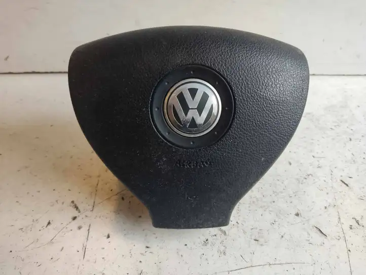 Volkswagen Polo (2005 - 2009) 600971584B Подушка безопасности руля — фото 1