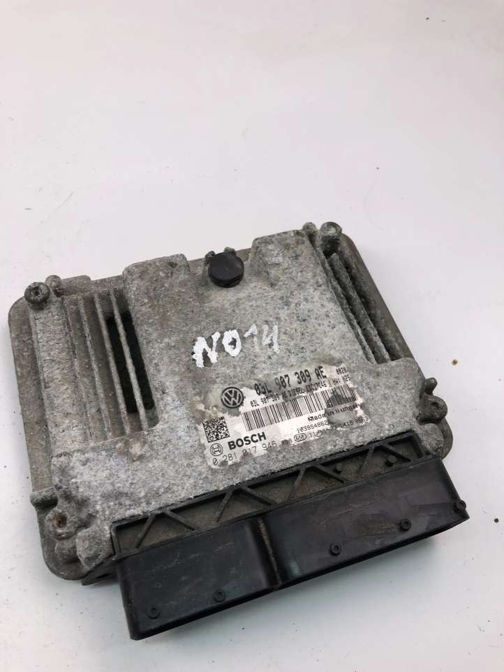 03L907309AE Volkswagen PASSAT B7 Galios (ECU) modulis