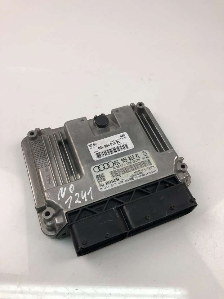 03L906018KL Audi A5 8T 8F Galios (ECU) modulis