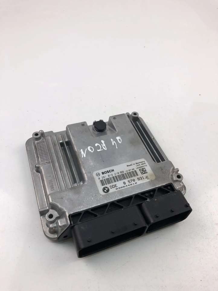 8570931 BMW 3 F30 F35 F31 Galios (ECU) modulis