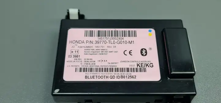 Honda Accord (2008 - 2016) 39770TL0G010M1 Bluetooth модуль — фото 2