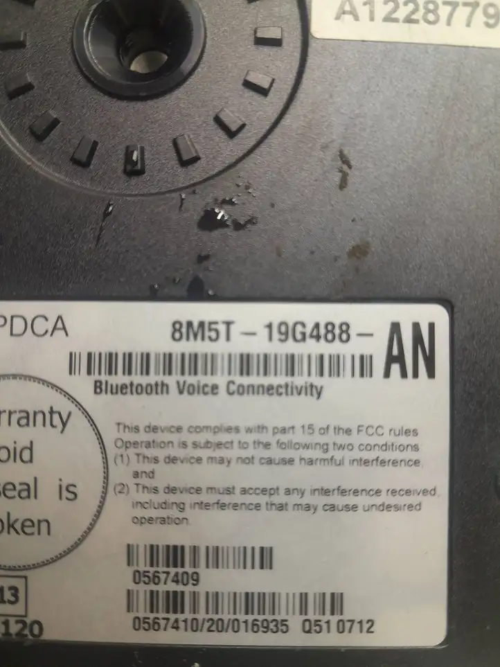 Ford Mondeo MK IV (2007 - 2014) 8M5T19G488AN Bluetooth модуль — фото 4