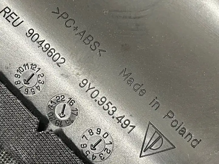 Porsche Cayenne (9Y0 9Y3) (2018 - ) 9Y0953491 Обшивка рулевой колонки — фото 3